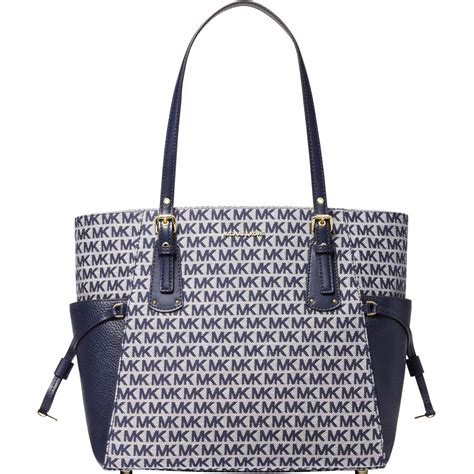 michael michael kors signature east west tote|Michael Kors voyager east west.